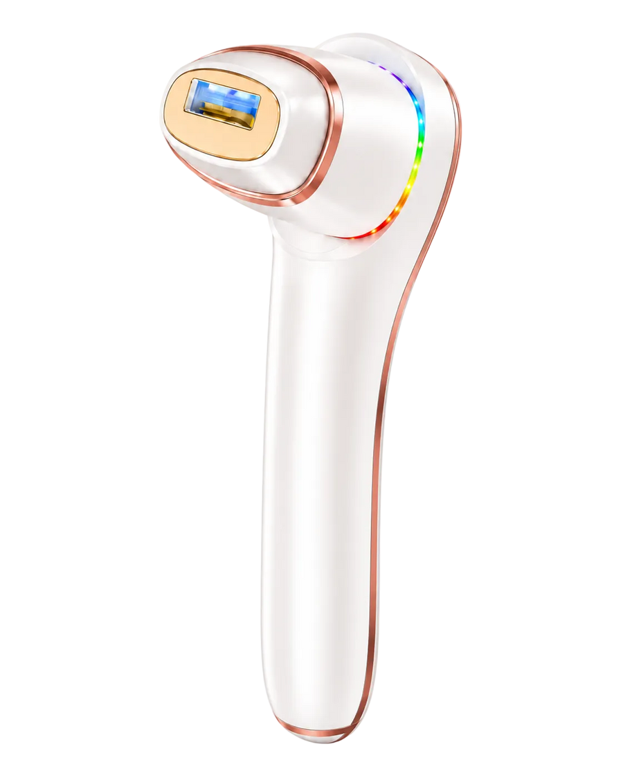 Premium rose gold IPL hair removal device