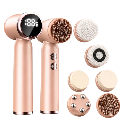 Six Interchangeable Heads for Your Complete Routine