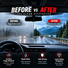 NESTAURA™ Car Glass Anti-Fog & Hydrophobic Nano-Coating Spray – Rain Repellent (100ml)