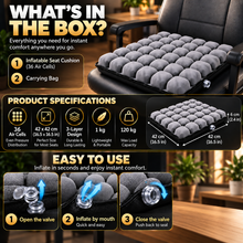 Flocking Inflatable Mattress with Air Valve - Portable Single Air Bed for Camping & Home Use