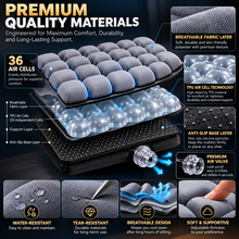 Flocking Inflatable Mattress with Air Valve - Portable Single Air Bed for Camping & Home Use