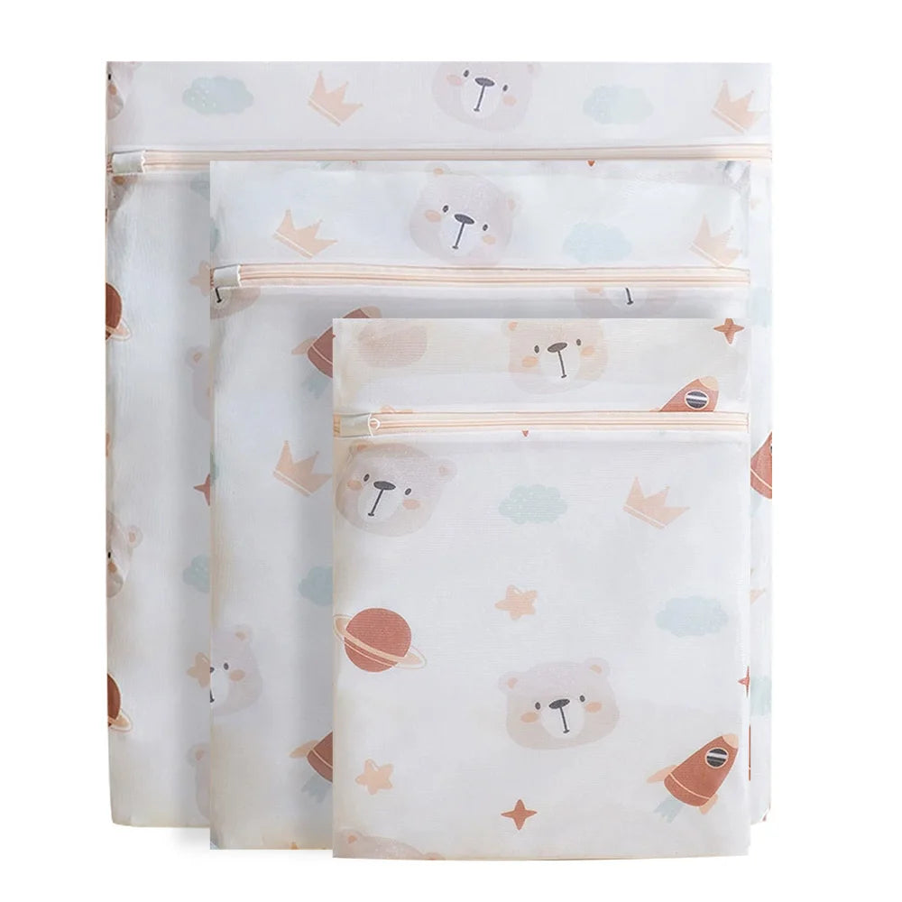 Laundry Bags Dirty Clothes Organize Pouch Cute Print Washing