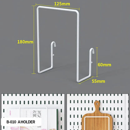 No-Holes Home Organization | This Wall Pegboard Displays