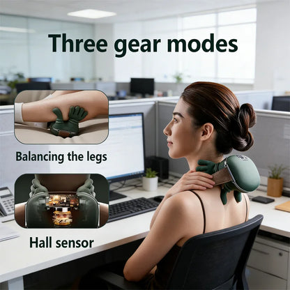 Automatic Neck & Shoulder Massager – Deep Tissue Finger Pressure Relief