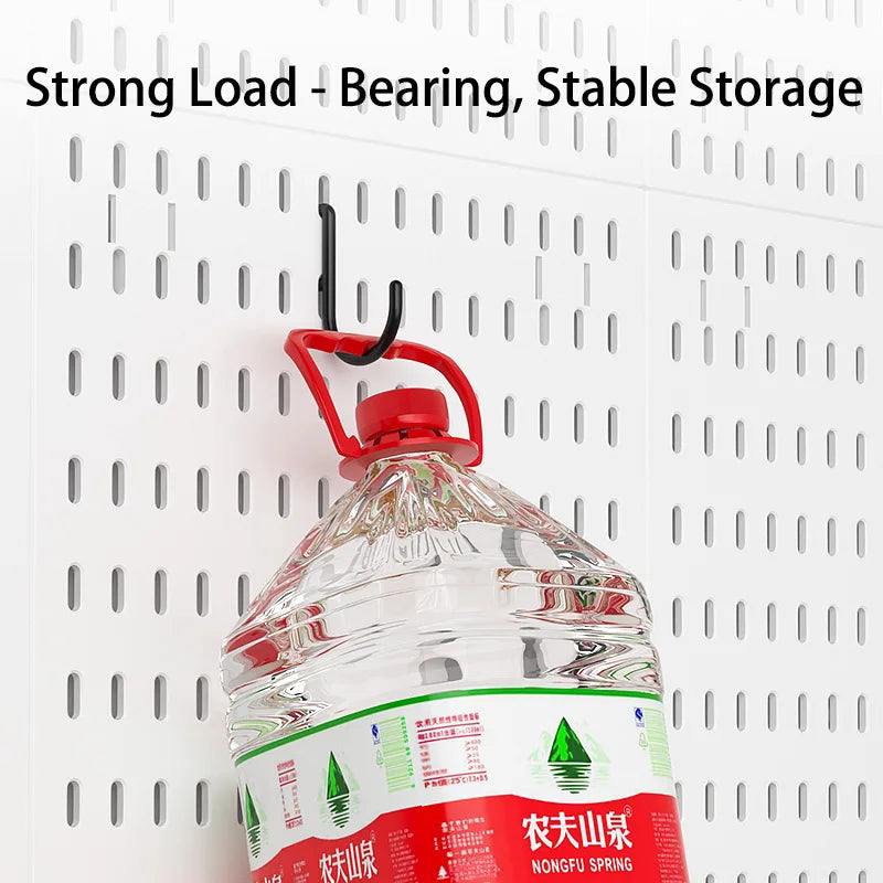 No-Holes Home Organization | This Wall Pegboard Displays