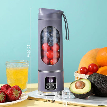 Portable USB Rechargeable Personal Blender – Stainless Steel Blades