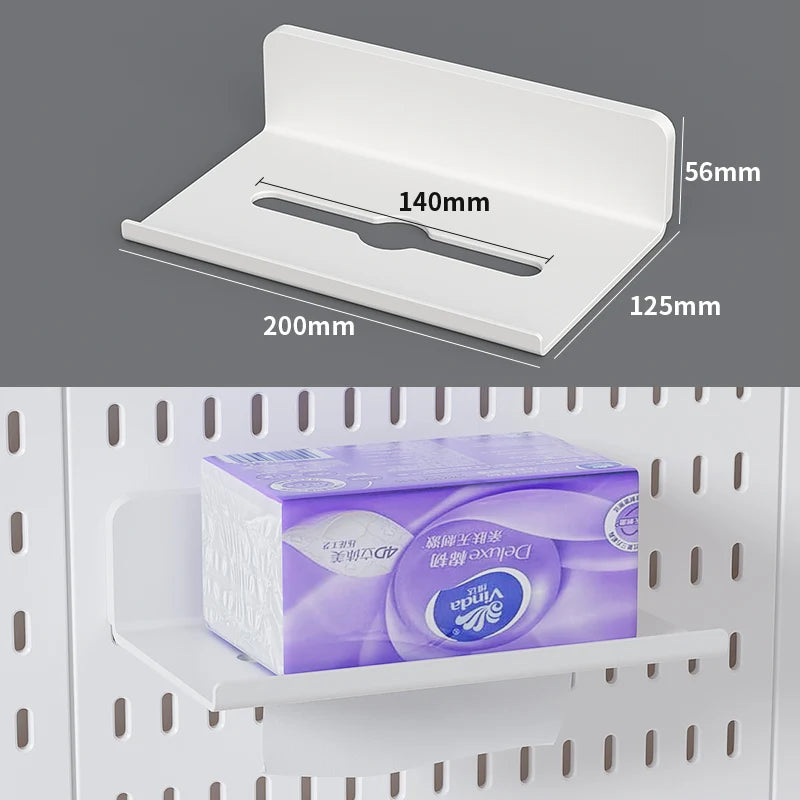 No-Holes Home Organization | This Wall Pegboard Displays