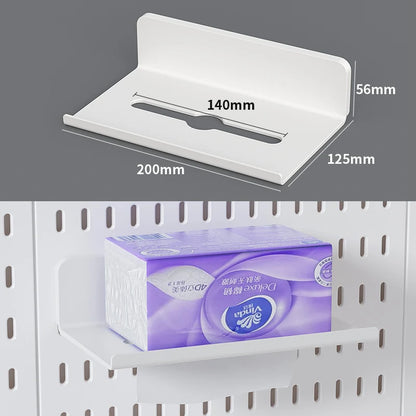 No-Holes Home Organization | This Wall Pegboard Displays