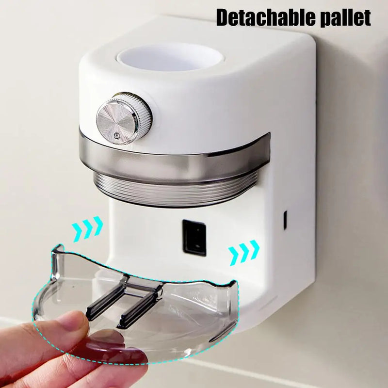 Wall Mounted Automatic Toothpaste Dispenser Adjustable Volume