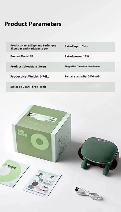 Automatic Neck & Shoulder Massager – Deep Tissue Finger Pressure Relief