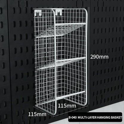 No-Holes Home Organization | This Wall Pegboard Displays