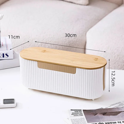 Cable Storage Box Desktop Power Strip Storage Box Dustproof