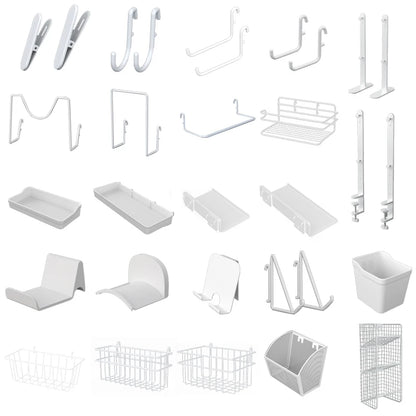 No-Holes Home Organization | This Wall Pegboard Displays