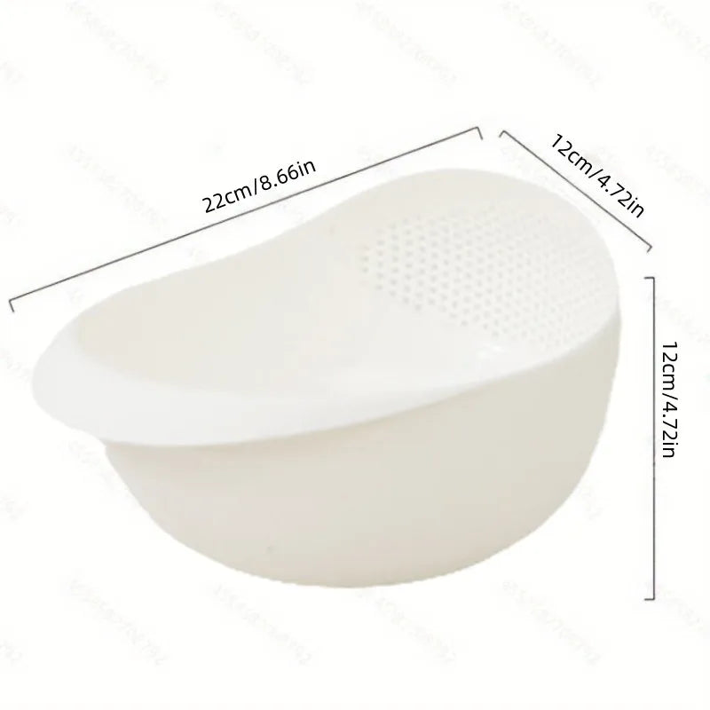 1 Piece of Rice Drainage Basket Rice Filter Fruit and Vegetable