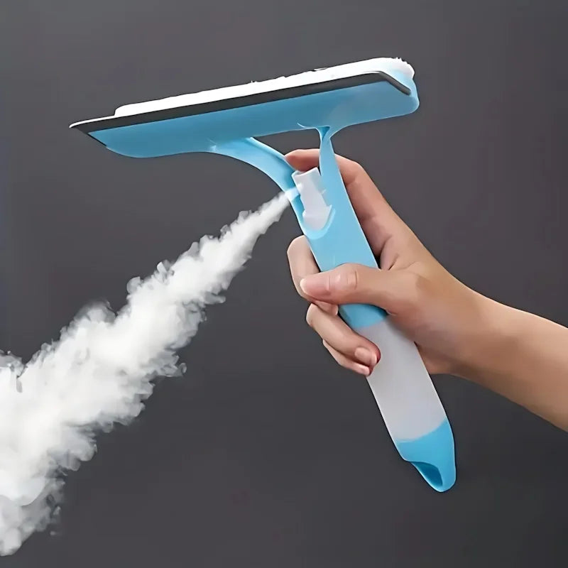 Non-Slip Blue Window Squeegee - Multi-Purpose Wiper for Home