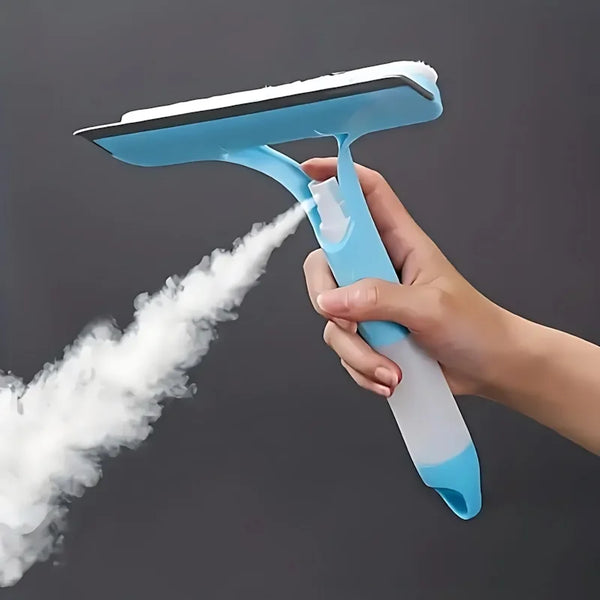 Non-Slip Blue Window Squeegee - Multi-Purpose Wiper for Home