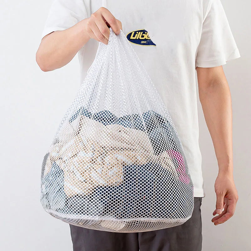 Big Size Large Washing Laundry Bag Mesh Organizer Net Dirty