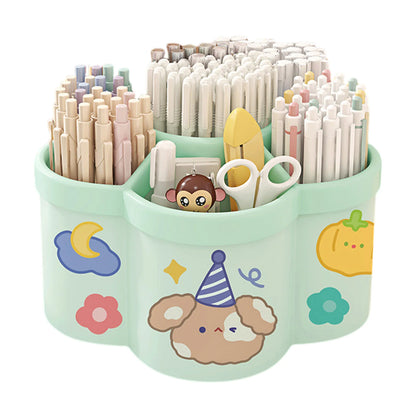 Rotating Pen Holder Desk Organizers Large Capacity Pen Storage