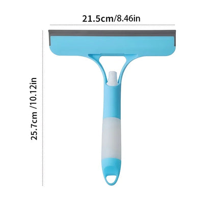 Non-Slip Blue Window Squeegee - Multi-Purpose Wiper for Home