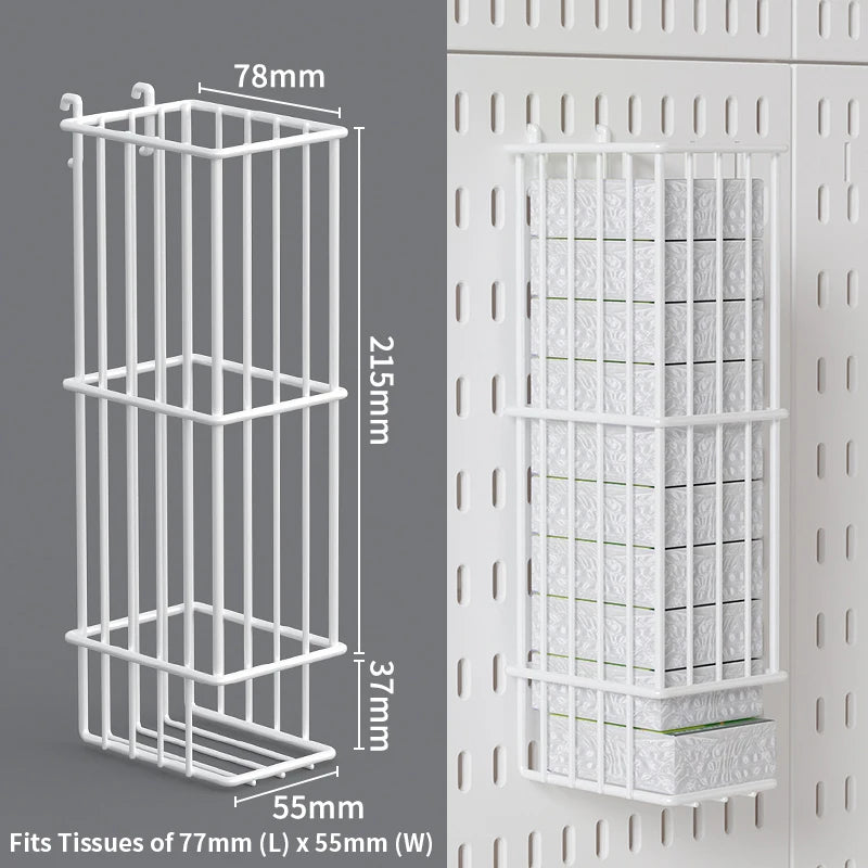 No-Holes Home Organization | This Wall Pegboard Displays