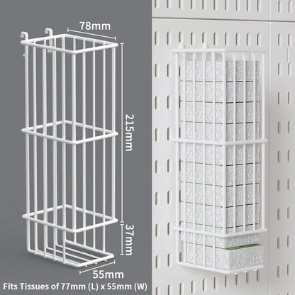 No-Holes Home Organization | This Wall Pegboard Displays