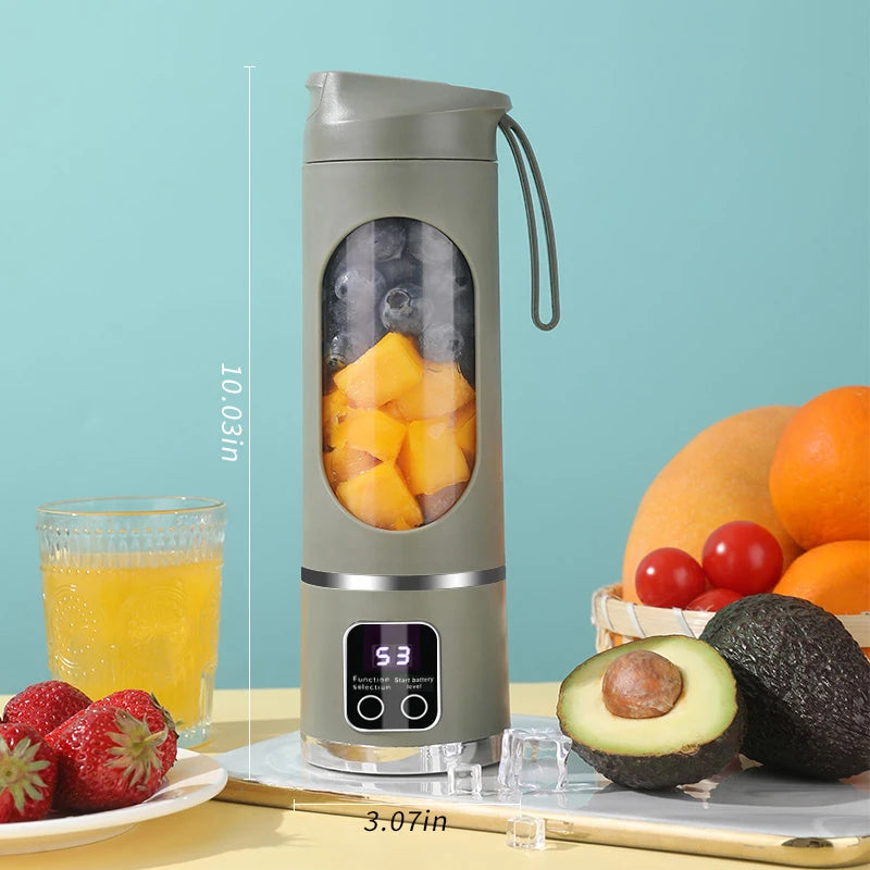 Portable USB Rechargeable Personal Blender – Stainless Steel Blades