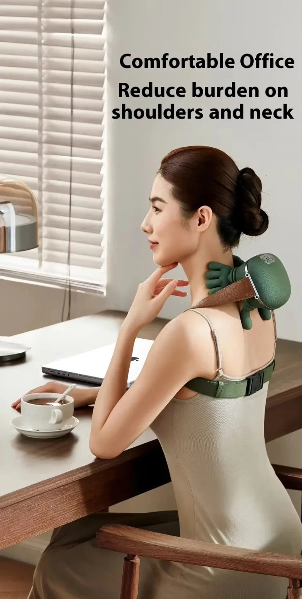 Automatic Neck & Shoulder Massager – Deep Tissue Finger Pressure Relief