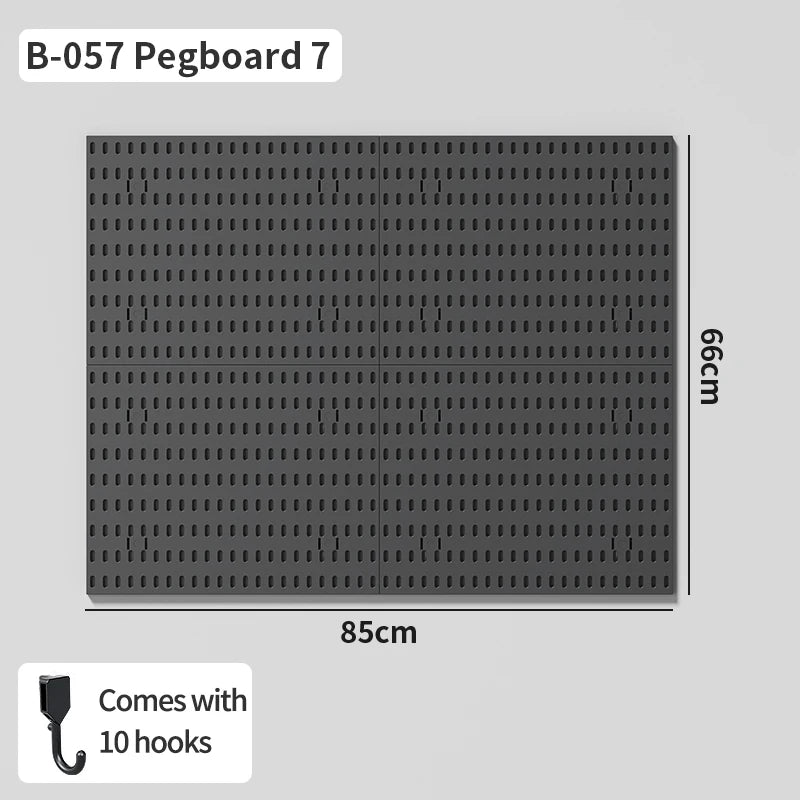 No-Holes Home Organization | This Wall Pegboard Displays