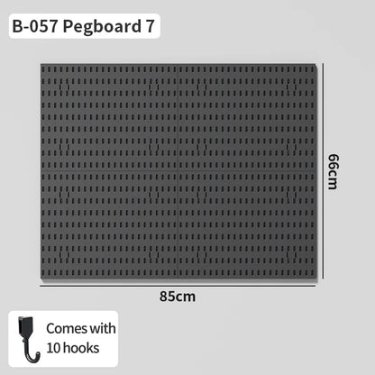 No-Holes Home Organization | This Wall Pegboard Displays