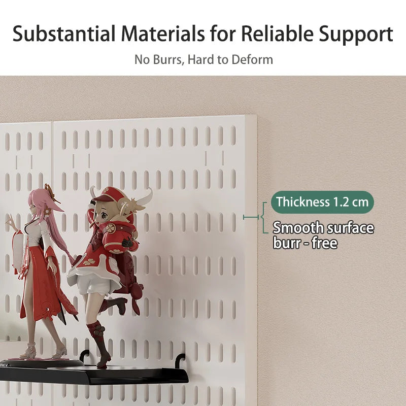 No-Holes Home Organization | This Wall Pegboard Displays