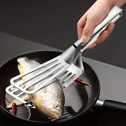 Stainless Steel Steak Tongs,Heat Resistant for Grilling&Flipping