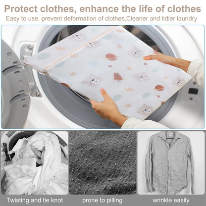 Laundry Bags Dirty Clothes Organize Pouch Cute Print Washing