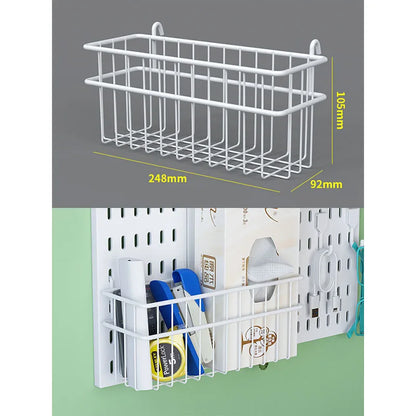 No-Holes Home Organization | This Wall Pegboard Displays