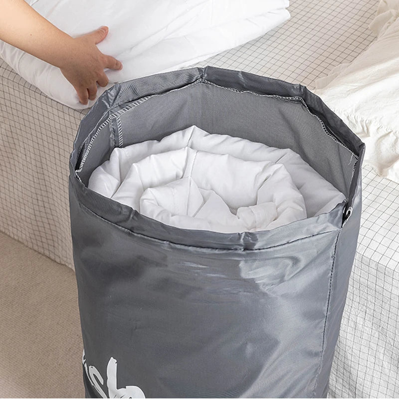 Smile Nylon Laundry Bag Travel Storage Pouch Machine Washable