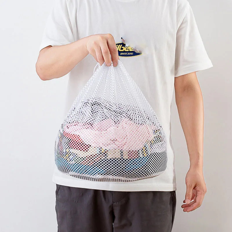 Big Size Large Washing Laundry Bag Mesh Organizer Net Dirty