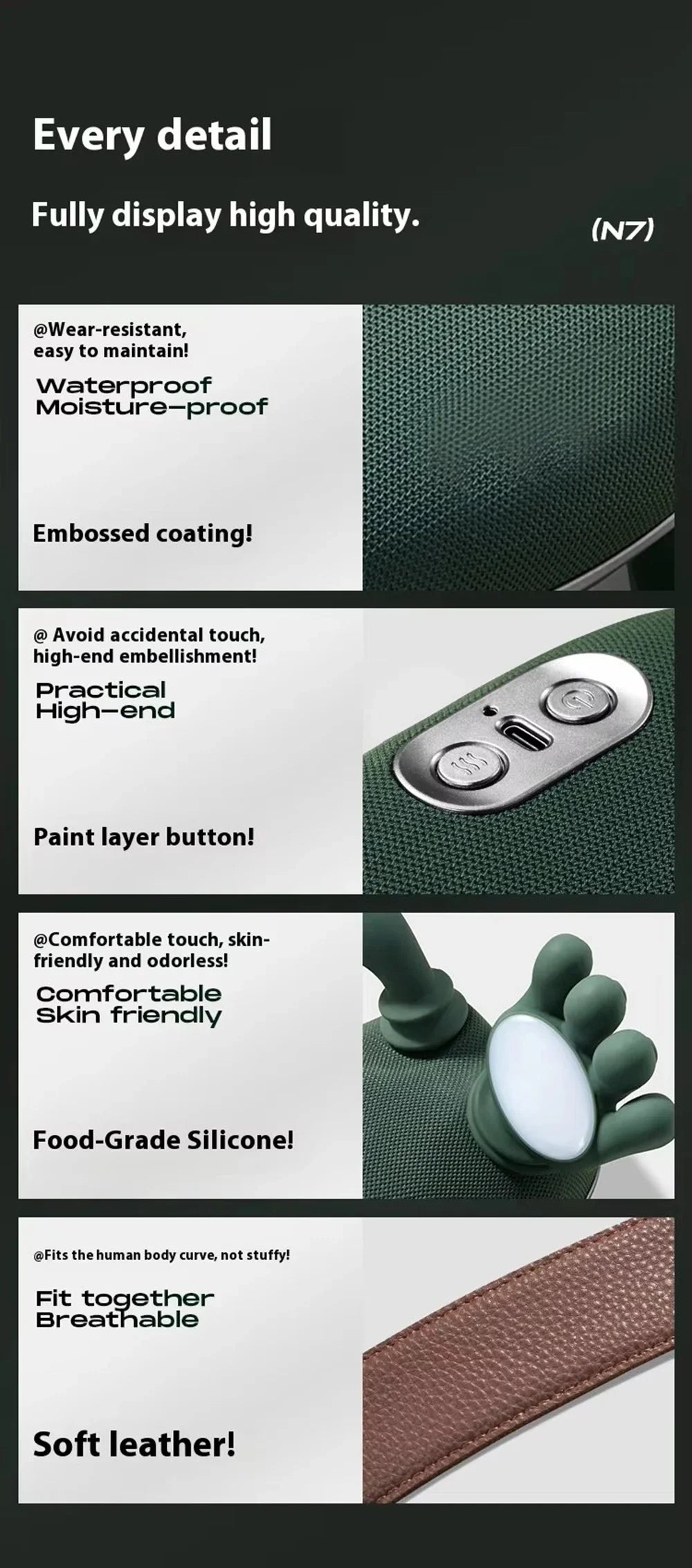 Automatic Neck & Shoulder Massager – Deep Tissue Finger Pressure Relief