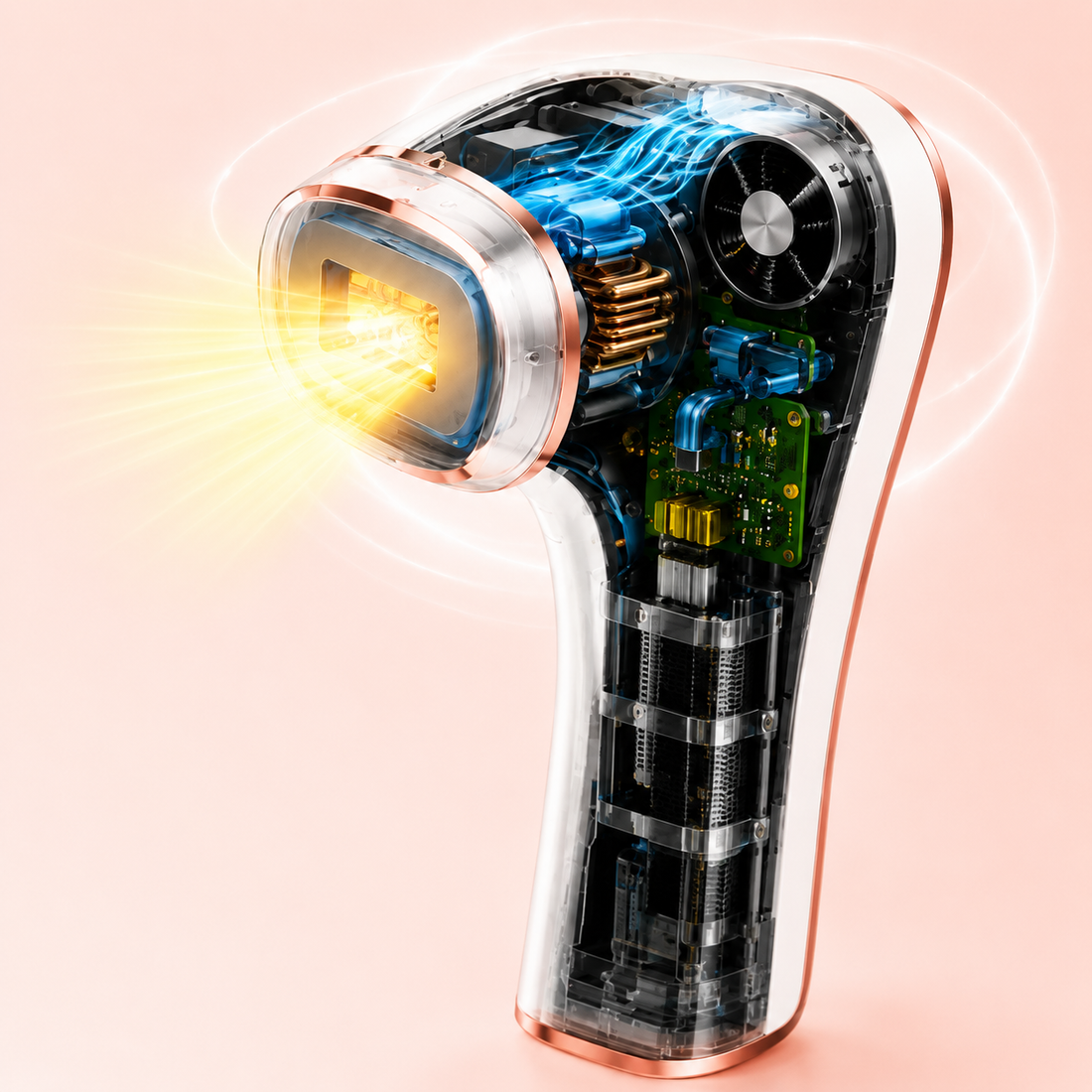 Smart IPL hair removal device