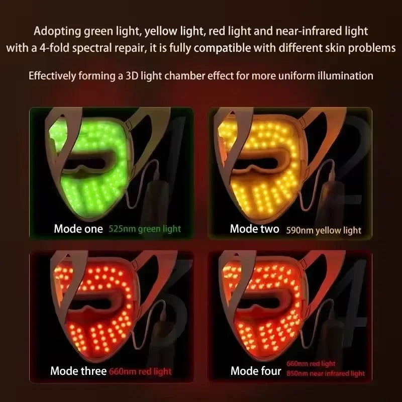 320 LED Beads Facial Photon Beauty Mask